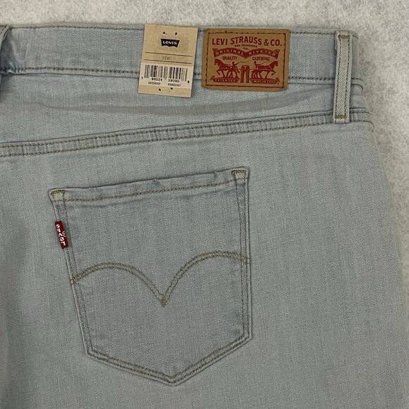 Levis 311 Jeans Womens Size 22W Blue Shaping Skinny Capri Stretch Slimming NEW - Picture 10 of 15